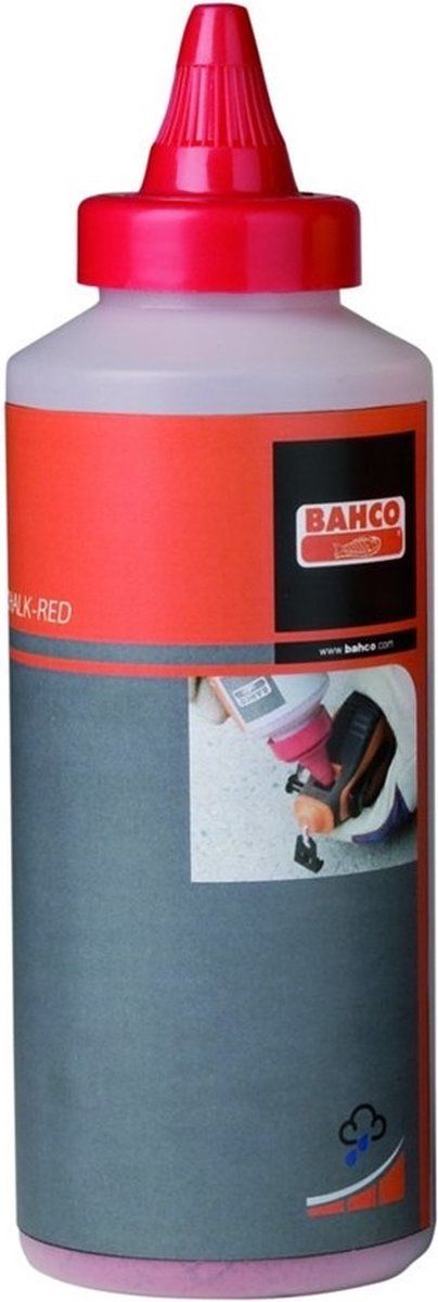 Bahco CHALK-RED Slaglijnpoeder - Rood - 7314150128709
