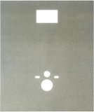 Aloni MDF-plaat Voorgeboord Voor Hangtoilet Inbouwreservoirs 1200x1000x15mm