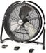 Merkloos HBM 500 mm Professionele Ventilator Met Beugel - Zwart