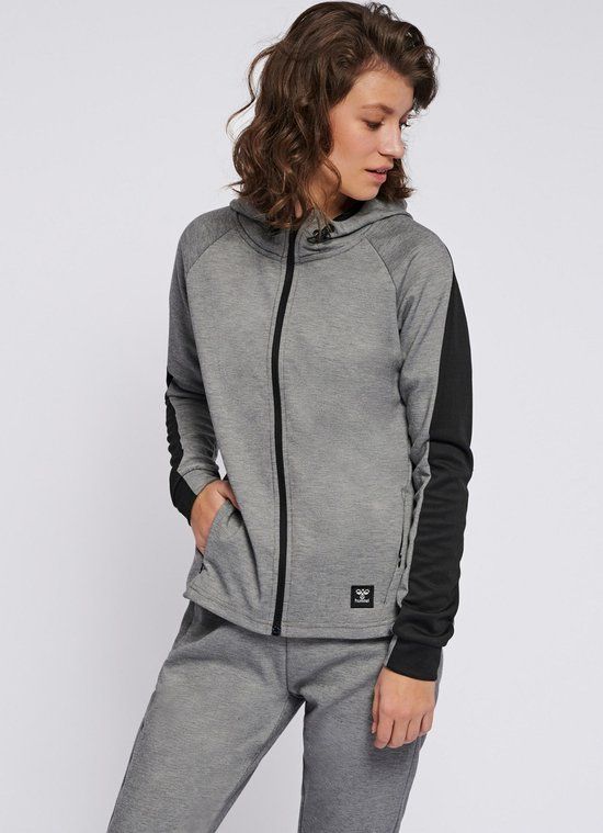 Hummel Essi Sweatvest Dames Zwart - Maat XS