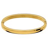 Lucardi - Kinder Stainless steel goldplated kinderbangle