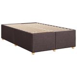 VidaXL Boxspringbed met matras, donkerbruin, 180x200 cm, gestoffeerd