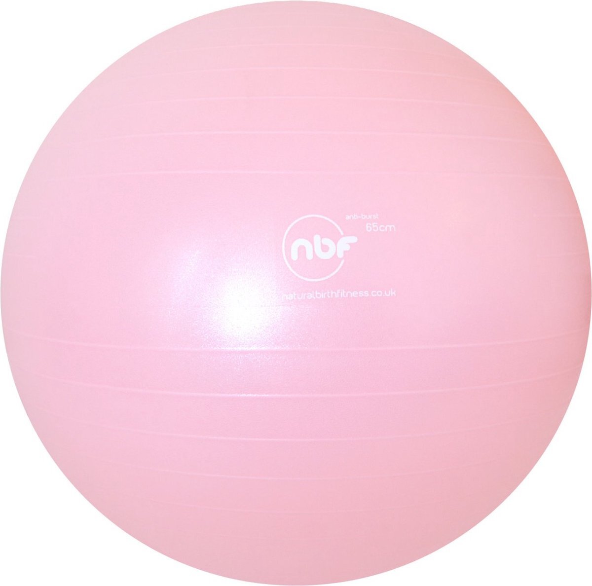 Natural Birth Fitness Birth Ball - 65 cm - roze - Natural Birth & Fitness Ball met pomp - Zwangerschapsbal - Zitbal