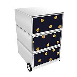Paper Flow Paperflow easybox mobiele ladenblok met 3 lades 642x390x436mm