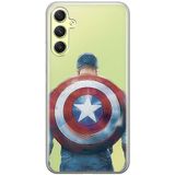 ERT GROUP mobiel telefoonhoesje voor Samsung A34 5G origineel en officieel erkend Marvel patroon Capitan America 002 optimaal aangepast aan de vorm van de mobiele telefoon, gedeeltelijk bedrukt