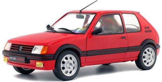 Solido Peugeot 205 GTI MK1 - 1:18 - Rood - S1801702