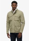 Superdry Estate Heren Jack met 4 zakken - Licht Khaki Groen - Maat XXL