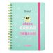 Mr. Wonderful Wonder Kalender 2025, weekoverzicht, met 8 vellen stickers en zelfklevende notitieblok in vormen