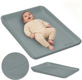 Lionelo Megs Verschoonkussen & Aankleedkussen – Multifunctioneel Waterdicht Verschoonmatje met Verhoogde Randen, Antislip PU-schuim – Comfortabel, Veilig & Hygiënisch (70×49×7 cm)