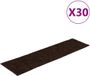 VidaXL - Trapmatten - Zelfklevend - 30 stuks - 76x20 cm - Bruin - Rechthoekig