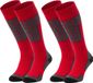 NOMAD® Skisokken Essential 2-Pack | Rood | 35-38