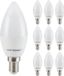 HOFTRONIC 10x E14 LED Lamp - 4,8 Watt 470 lumen - 4000K Neutraal wit licht - Kleine fitting - C37 kaarslamp