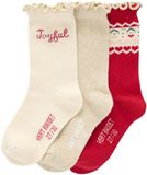 Vertbaudet Set van 3 paar sokken Kerstmis meisje