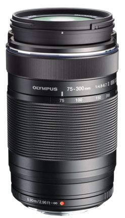 Olympus OM SYSTEM M.Zuiko Digital 75-300mm f/4.8-6.7 II Lens - Black