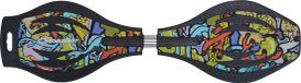 Schildkröt Fun Sports Schildkröt Waveboard Good Vibes graffiti 86 X 22 Cm Zwart