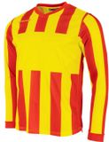 Stanno Aspire Long Sleeve Shirt - Rood/Geel - Maat L