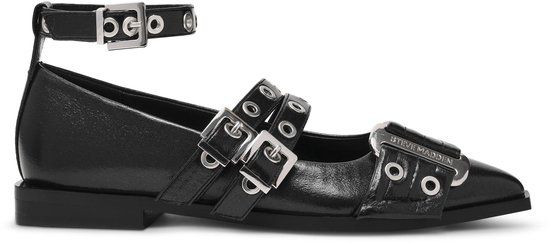 Steve Madden Grander Dames Schoenen Zwart Leer Rubber