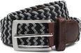 Suitable Geweven Riem Antraciet Zwart - Maat 105