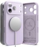 Ringke Silicone Magnetic Hoesje Geschikt voor Apple iPhone 17 Pro Max | Compatibel met MagSafe / Qi2 | Back Cover met Magneet | Zacht Siliconen | Slank Design | Paars