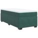 vidaXL Boxspringbed met matras, donkergroen, 140x200 cm, fluweel