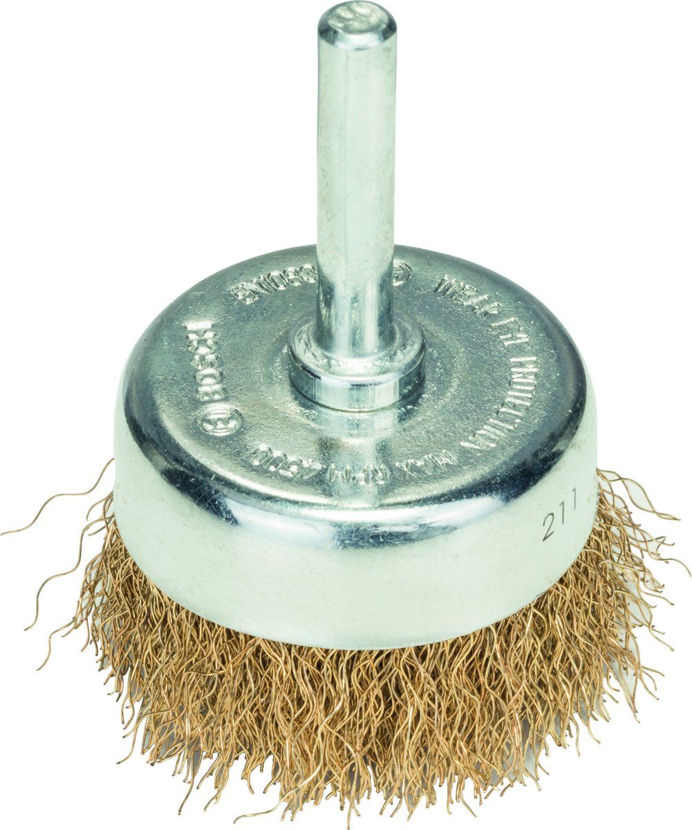 Bosch Komstaalborstel - vermessingd 50 mm, 0,2 mm, 4500 U/min