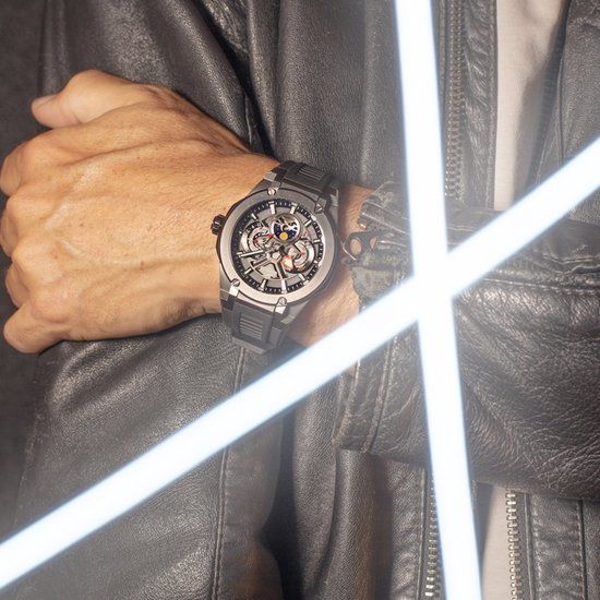 Lotus 18946/6 Heren Horloge Zwart Zwart 46mm