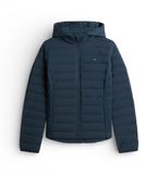 Tommy Hilfiger WW0WW47753 Veste légère en duvet pour femme, coupe ajustée, bleu marine (L)