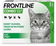 Frontline Combo Anti-Vlooienmiddel en Tekenmiddel Kat - 3 Pipetten