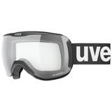 uvex downhill 2100 - Skibril voor volwassene - filtercategorie 0-100% UVA-, B-, C-bescherming - black matt SL clear - one size