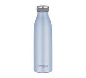 THERMOcafé by THERMOS TC BOTTLE Thermosfles, roestvrij staal, geschikt voor koolzuurhoudende dranken, 12 uur warm, 24 uur koud, 0,50 l, lekvrij, voor school, onderweg en kantoor, blauw