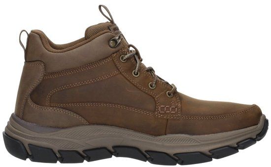 Skechers Respected - Boswell Heren Wandelschoenen - Bruin - Maat 40