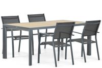 Lifestyle Garden Furniture Lifestyle Lifestyle Sella/Borello 180 cm dining tuinset 5-delig