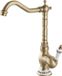 Merkloos Unyqoos® Antieke wastafelmengkraan, messing, hoog model, eenhendel, 360° draaibare uitloop, keramische details, antiek brons