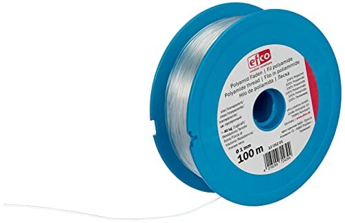 Efco Trekschroefdraad, polyamide, transparant, 40 kg, 1 mm diameter, 100 m