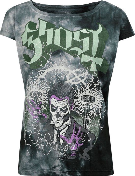 Ghost Electryfing Dames T-shirt - meerkleurig - M