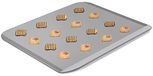 Guardini Linea Silver Elegance Bakplaat voor koekjes, staal met antiaanbaklaag, zilver/zwart