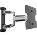 RICOO TV monitor muurbeugel TV zwenkbaar kantelbaar voor 17-47 inch, universele tv-beugel S0722, televisiehouder voor muur, muurbeugel televisie 32 inch +, tot 35 kg, max. VESA 200 x 200 mm