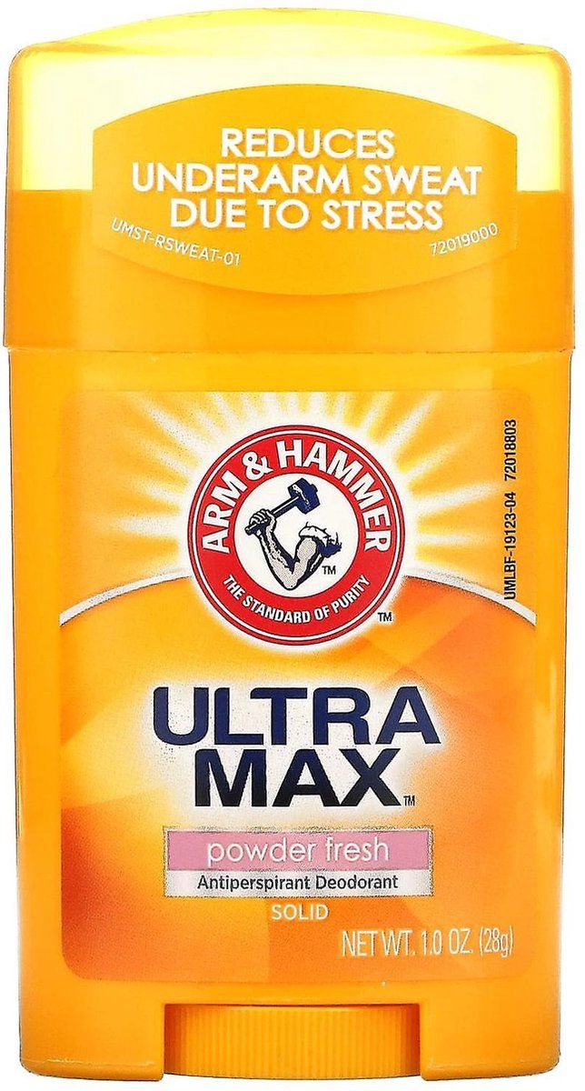 Arm & Hammer UltraMax, Solid Deodorant, Powder Fresh 28 g