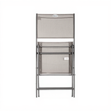 Hespéride Modula Set van 4 opvouwbare tuinstoelen van staal