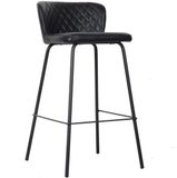 DKD Home Decor Kruk Metaal Zwart Blauw 40 x 42,5 x 81,5 cm