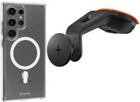 Cygnett MagSafe Autozuignapset + Brodit Samsung Hoesje voor Samsung Galaxy S22 Ultra