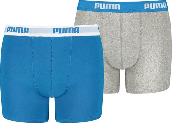 Puma Jongens Boxershorts 2 Pack Navy Blauw Maat 134/140