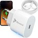 REAGLE Sneloplader 35W USB-C + 1 meter kabel, geschikt voor iPhone 15 Pro Max en Galaxy S