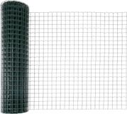 vidaXL Euro-hek met palen 10 x 1 m PVC-Coated Staal Groen Mesh