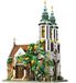 Reobrix 66023 St. Andreas Bloemen Kerk bouwset incl. verlichtingen | Classic Creator Modular Building | Expert Architecture Modelbouw | Geschikt voor Lego | Educatief Speelgoed voor volwassenen & kinderen | Christelijke cadeaus | 3306 bouwstenen