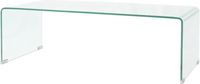 vidaXL Salontafel - 98x45x30 cm - Gehard Glas - Transparant