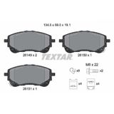 Textar Kit de plaquettes de frein, frein à disque 2614901 Lexus 0446502470