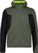 CMP Hooded Jacket Men L Olive Green Polyester Water-repellent Softshell Lente/Zomer 2025