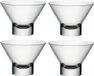 Bormioli Rocco IJs/sorbet coupes op voet - set 6x - glas - 370 ml