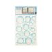 PLAGE elektrostatische sticker blazen, plastic, blauw, 29,7 x 0,1 x 21 cm